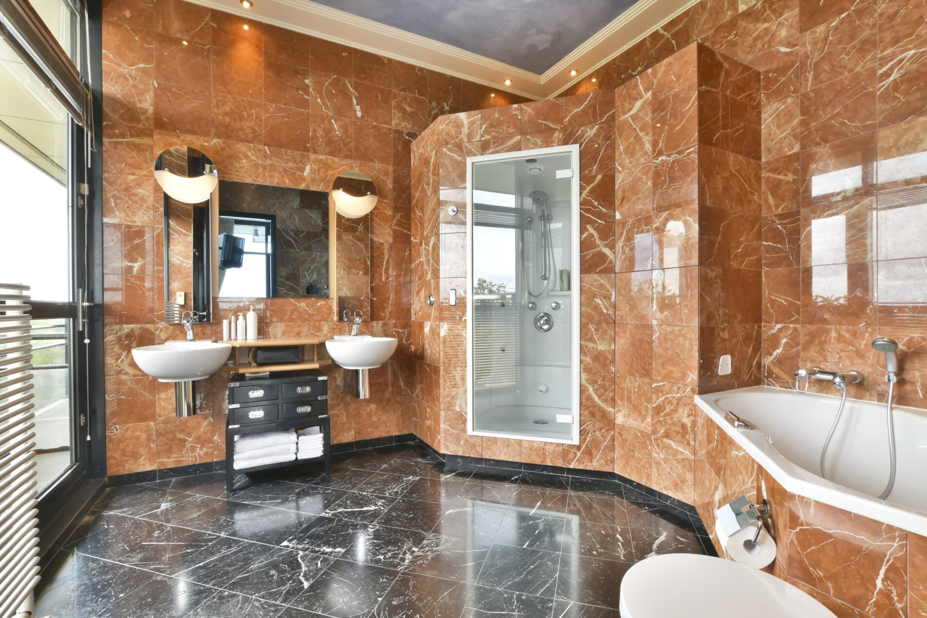 No.1 Best Bathroom Floor Tile In Denton- Daka Construction 